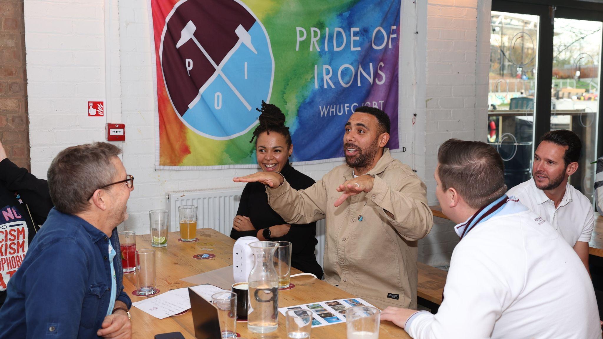Rainbow Laces: West Ham's LGBTQ+ fan group praises club after ...